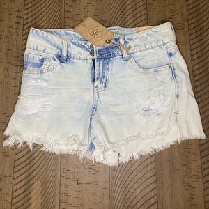 Acid Wash Jean Shorts - True Craft
